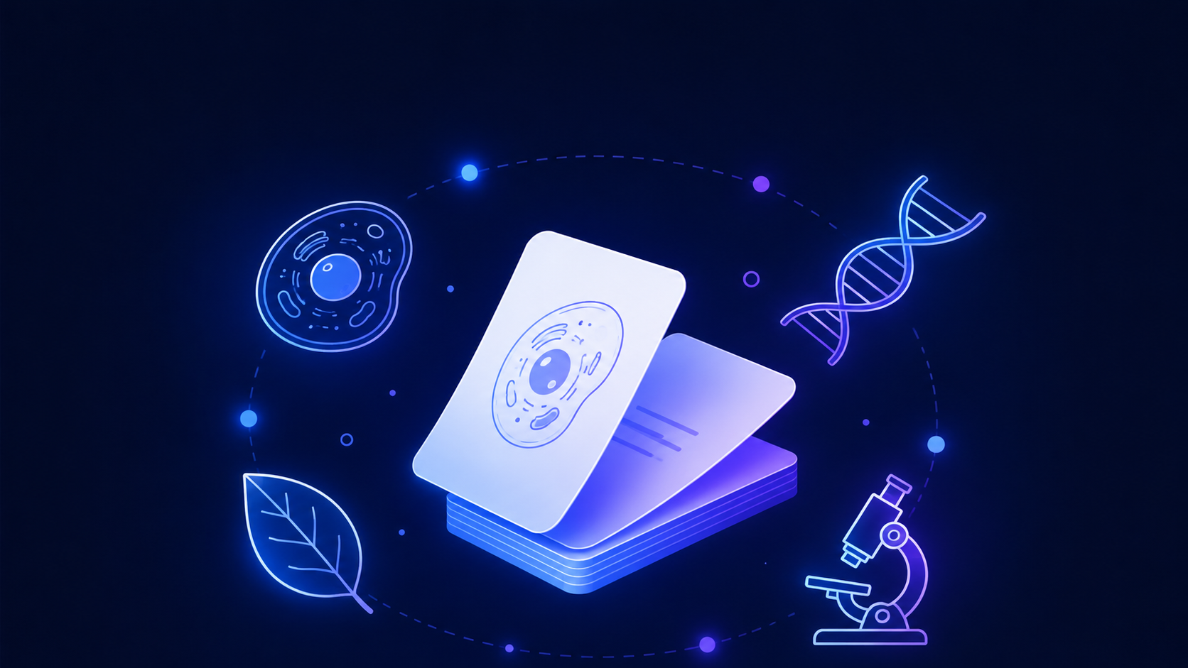 How to learn biology with flashcards — terms, processes, diagrams, and images