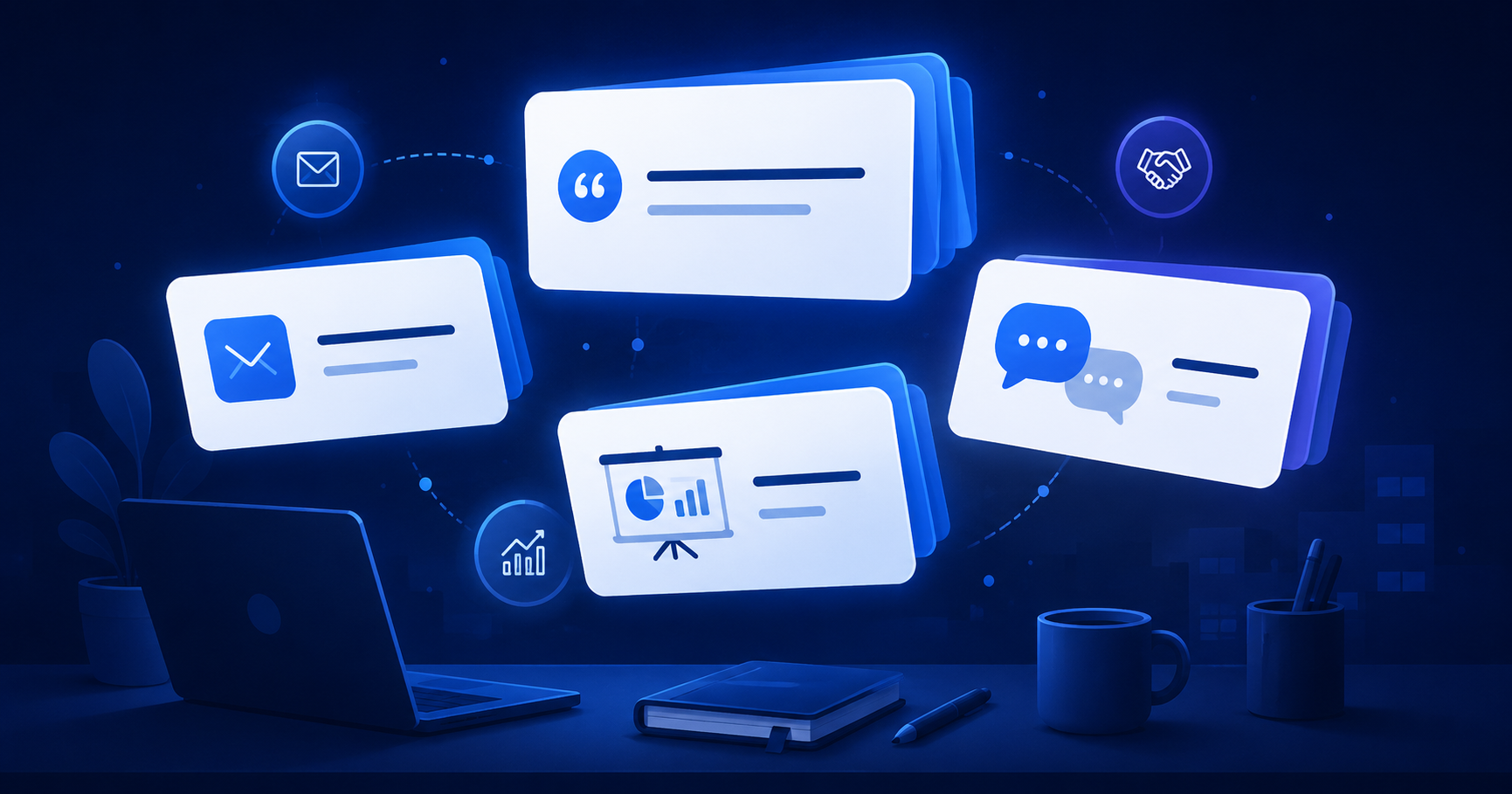 How to learn business English with flashcards — terms, email phrases, negotiations, and presentations